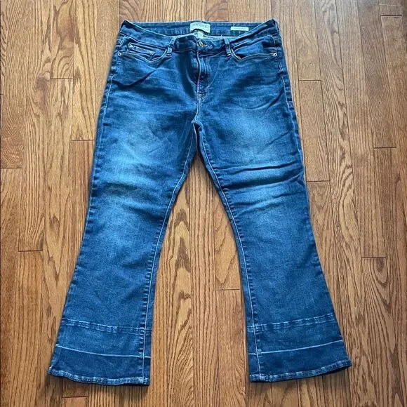 Frame Denim Le Crop Mini Boot Medium Wash Women’s Sz 31 - Picture 1 of 11